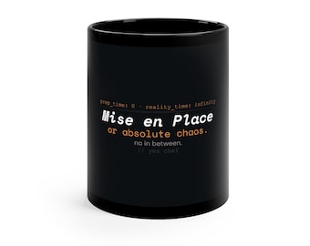 No In Between | Funny Chef Mug | Mise en Place or Chaos Chef Mug | Kitchen Humor Gift