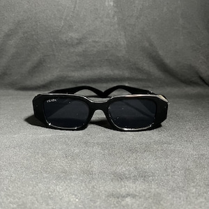 Svarta Designer Solglasögon, Unisex, Trendiga Solglasögon, Lyx