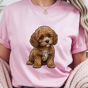 Comfort Colors® Cavapoo T-shirt voor hondenliefhebbers, perfect voor mama, papa en kinderen. Een schattig Cavapoo T-shirt voor mama, ideaal voor hondenliefhebbers. Een Cavapoo sweatshirt.