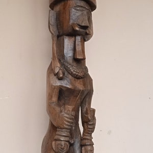 Nias Figure Ada wood statue kw batak dayak asmat sepik tribal wooden statue figure png keris topeng wayang maprik moluccas asian