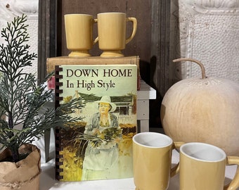Down Home In High Style Cookbook / Vintage Rare Cookbook / Alabama Recipes / Southern Home Cooked Recipes / Old Recipes