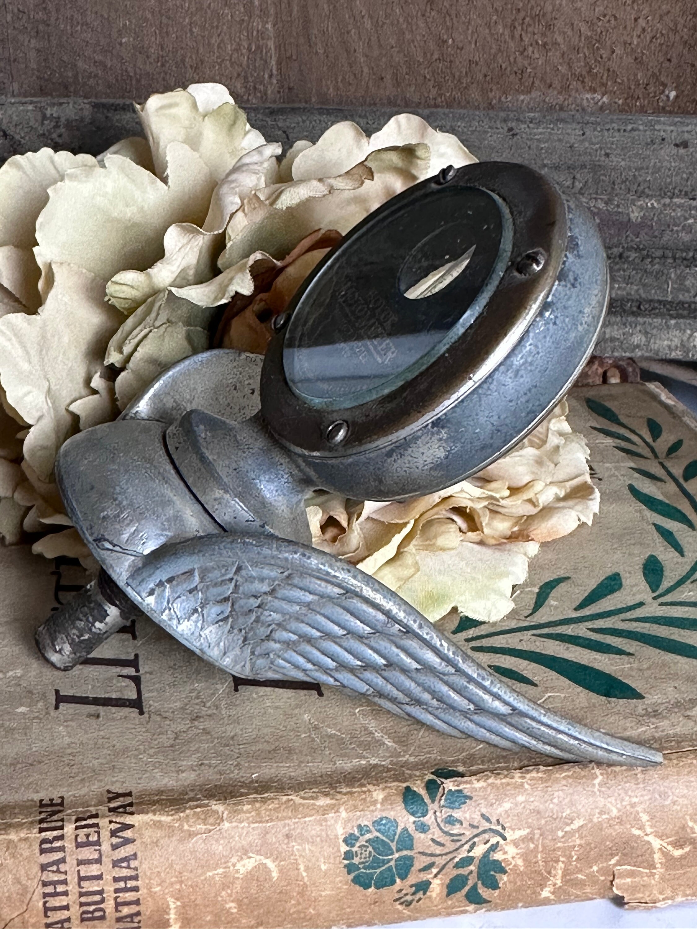 Vintage Boyce Motometer Midget Model Patented With Wings / RARE 