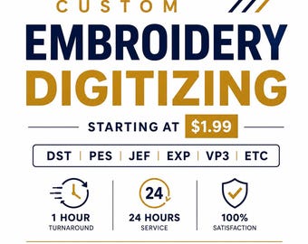 Custom embroidery digitizing, logo digitizing, embroidery digitizing service, convert to dst, embroidery, image digitizing, Custom Digitize