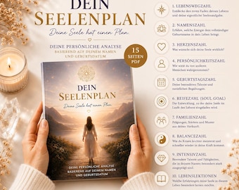 Seelenplan | Persönliche Numerologie-Auswertung | Name & Geburtsdatum | PDF Download