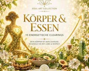 Körper & Essen: 15 energetische MP3 Clearings für Körperliebe, Selbstakzeptanz und Frieden mit dem Essen | Digitaler Download