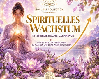 Spirituelles Wachstum: 15 energetische MP3 Clearings für Selbstwert, innere Autorität & tiefe Transformation | Digitaler Download