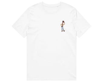 Toy Story Inspired Cowboy Woody Tshirt | Cartoon Character Tee for Movie Fans