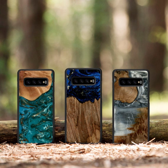 Deep Teal Stone Samsung S10 Case