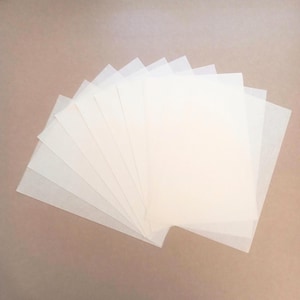 Vintage 70s Typewriter Paper A4, Retro Onion Skin Paper