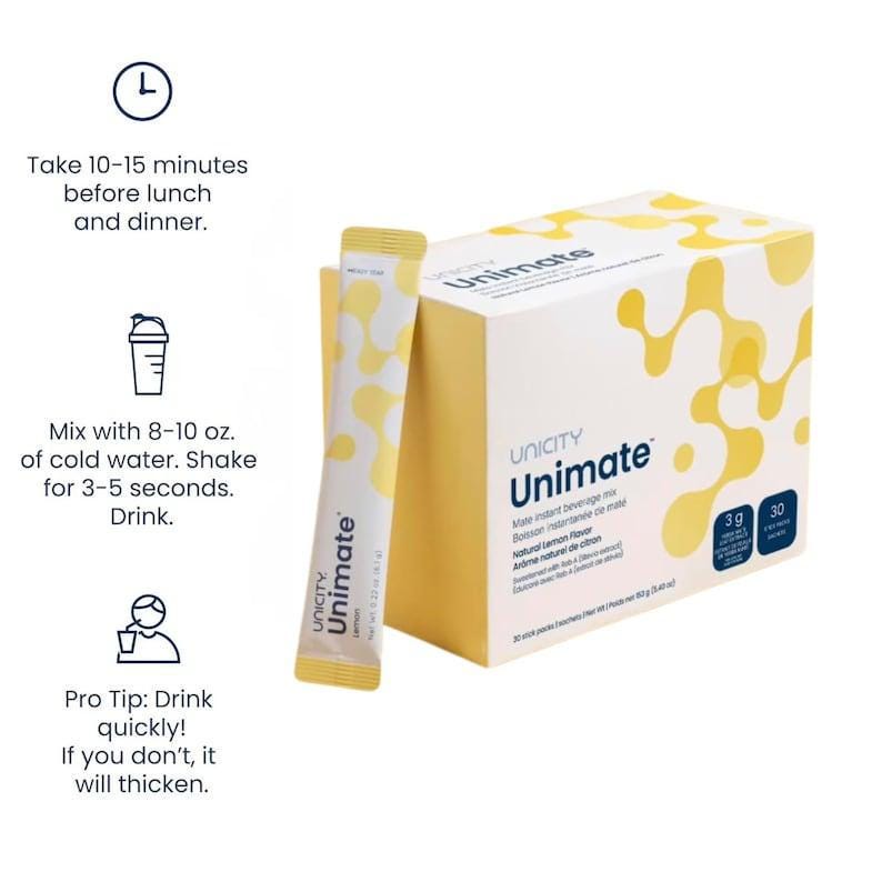 2 Pack Unicity Balance (30 sachets) + Unimate (30 Sachets) image 3