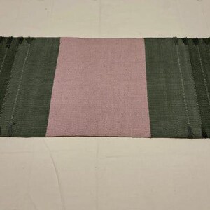 Handwoven Natural Cotton Yoga Mat, Boho Tassels, Eco-Friendly Practice Rug image 7
