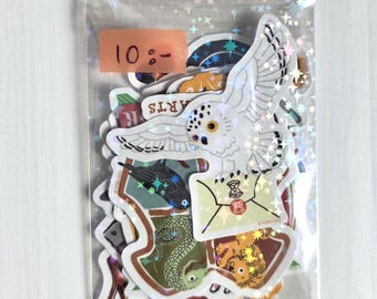 Stickers with motifs from film and TV