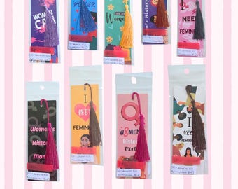 Feminist bookmark (proceeds go to women's shelter)
