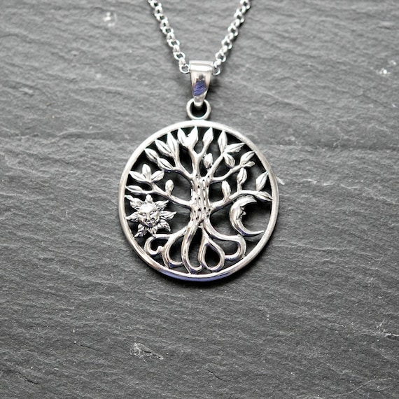 Sterling silver tree of life necklace