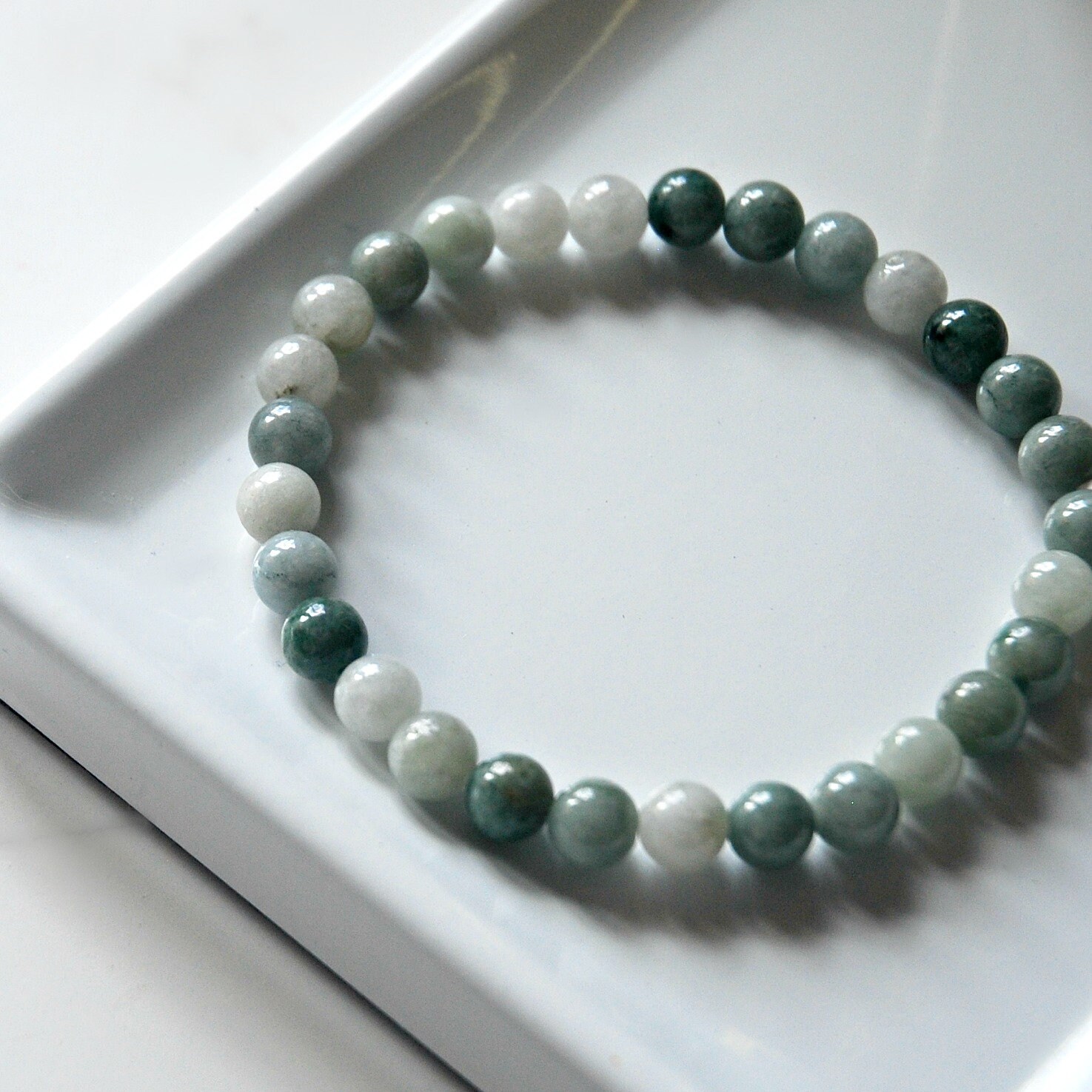 Burma jade bracelet, green gemstone bracelet, mens bracelet, burmese