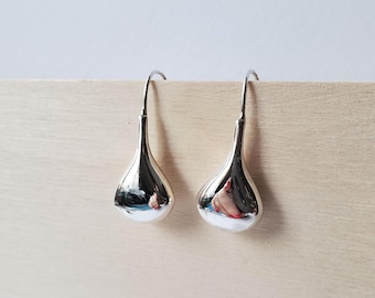 Sterling silver teardrop earrings