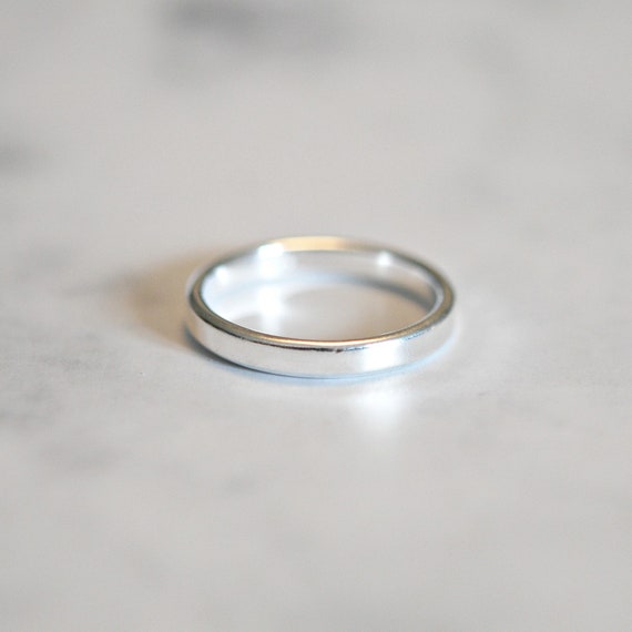 Sterling silver band ring