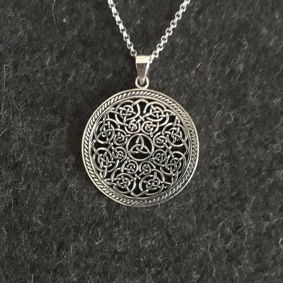 Sterling silver celtic necklace