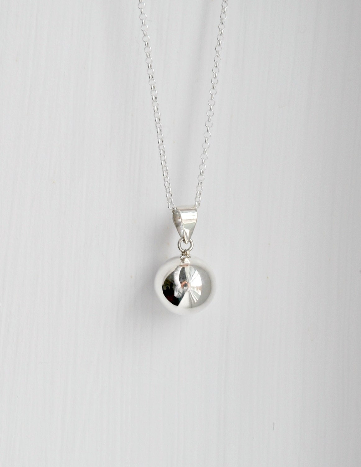 Harmony ball necklace sterling silver harmony ball pendant Etsy