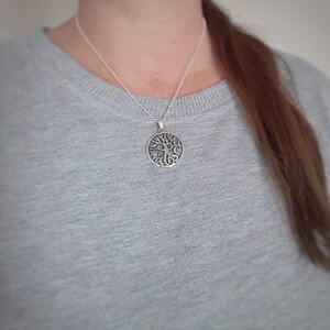 Tree of Life Necklace Sterling Silver Tree Pendant Gift for - Etsy