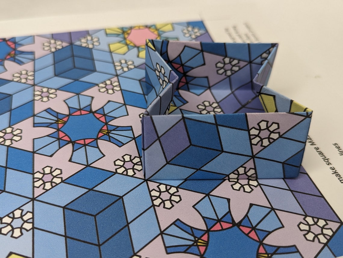 Workshop to Make Hidden Boxes Project, Snowflake Pattern - Etsy