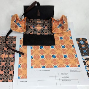 Workshop to make Hidden  Boxes, Autumn Colors