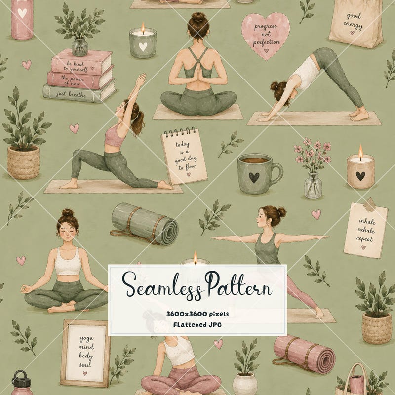 Lotus Pattern Packaging Yoga Stencil Pattern - Etsy UK