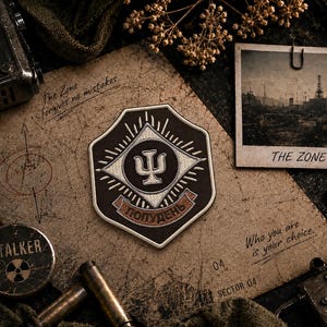 Noontide Faction Patch S.T.A.L.K.E.R. 2 Sew On Embroidered Patch, Noon Tide Emblem Badge, Tactical Backpack Jacket Patch, Stalker merch