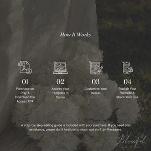Olive green & Ivory Wedding Website Template | Digital Invitation with Rsvp Tracking | Oil Painting Style | Interactive Invite image 14