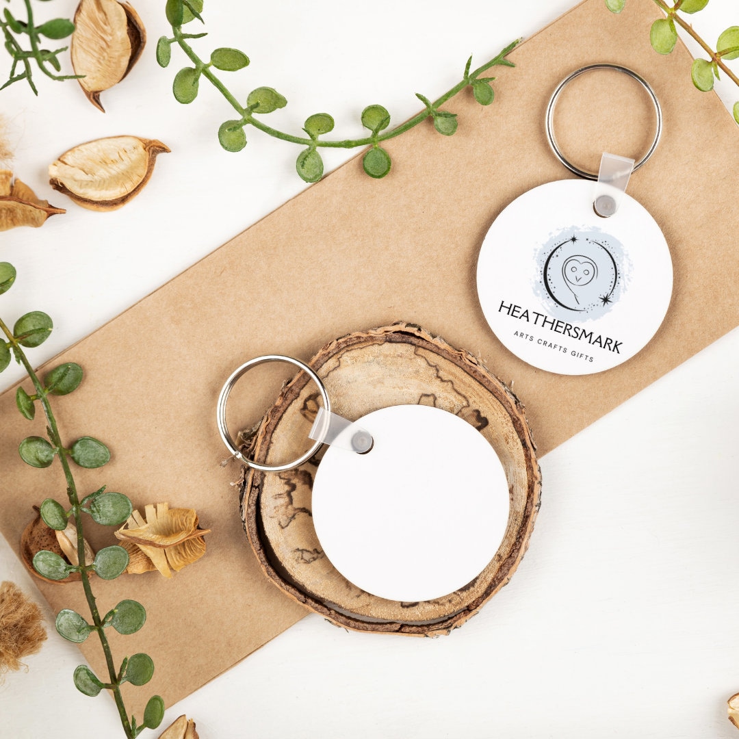 Handmade Keychains With Funky Graphics a Trendy Accessory for Etsy