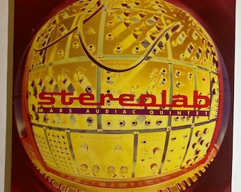 STEREOLAB Mars Audiac Quintet (1994) Original Double Vinyl UK IMPORT Krautrock