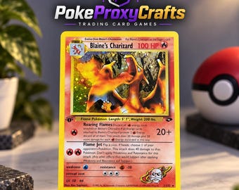 Sfida della Palestra Pokémon #2 di Blaine con Charizard (proxy creato da un fan)