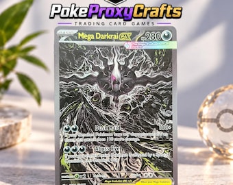 Mega Darkrai ex #116 Pokemon Pitch Black (proxy fan made)