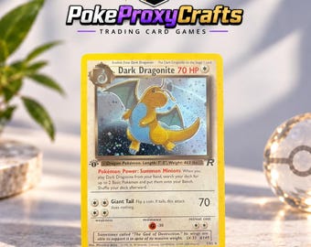 Dark Dragonite [1a Edizione] #5 Team Rocket Pokémon (proxy creato dai fan)