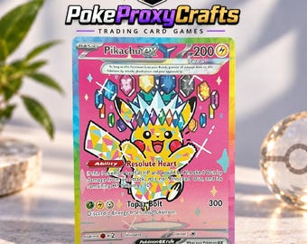 Pikachu ex #277 Pokemon Ascended Heroes (proxy fan made)