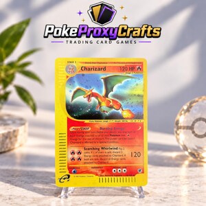 Charizard #6 Pokémon Expedition holo (gjord av proxy-fans)