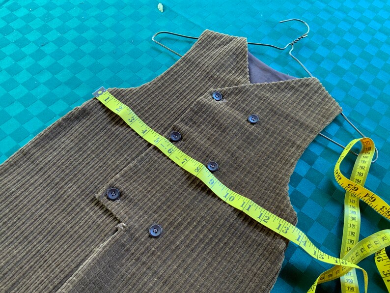 Vintage 1970s Boys Brown Corduroy Romper Shorts Overall Two Etsy