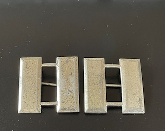 Pair of World War II Sterling Silver Captain’s Bars