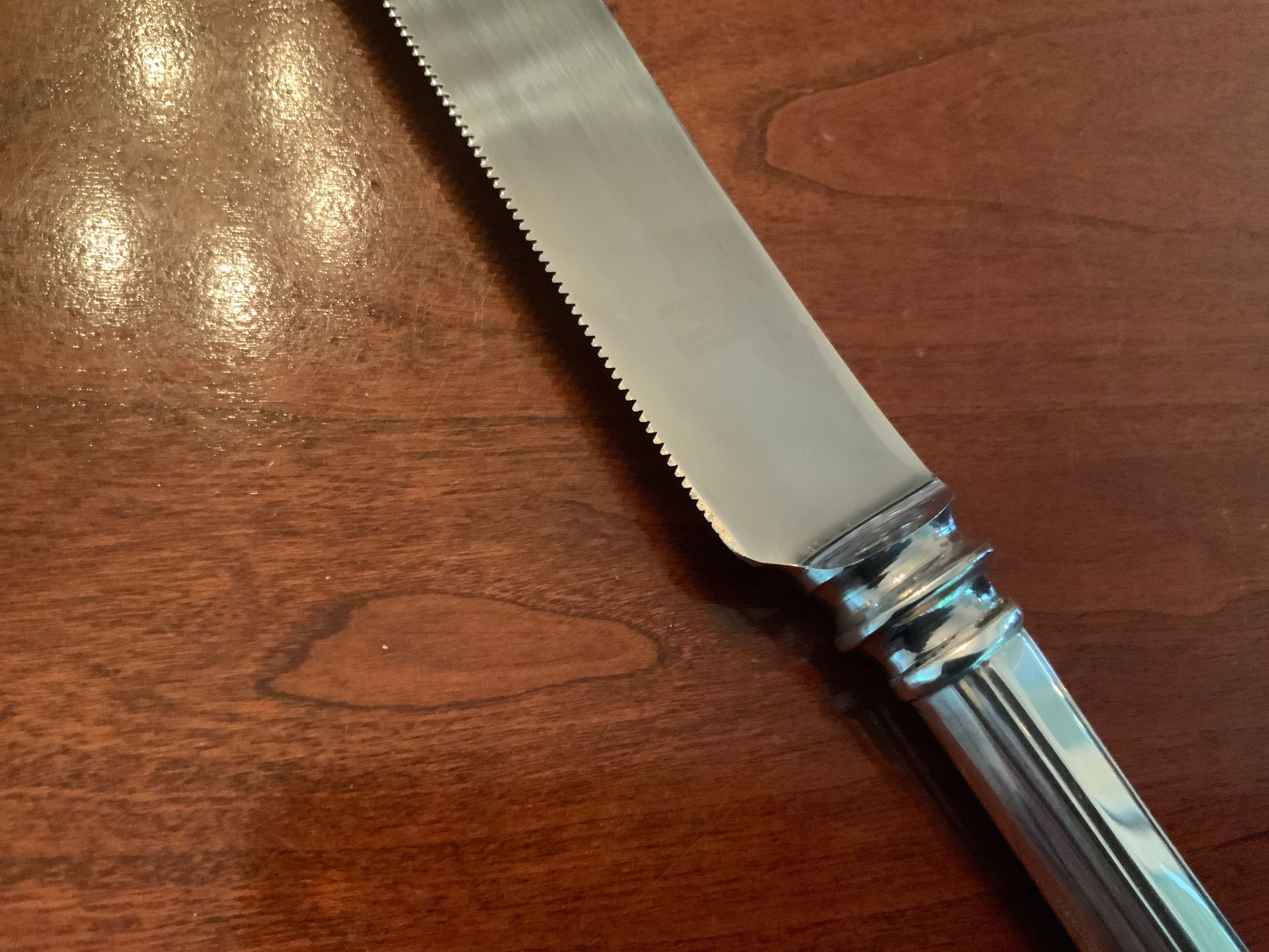 Vintage Sterling Silver Handled Cake Knife Wallace Etsy