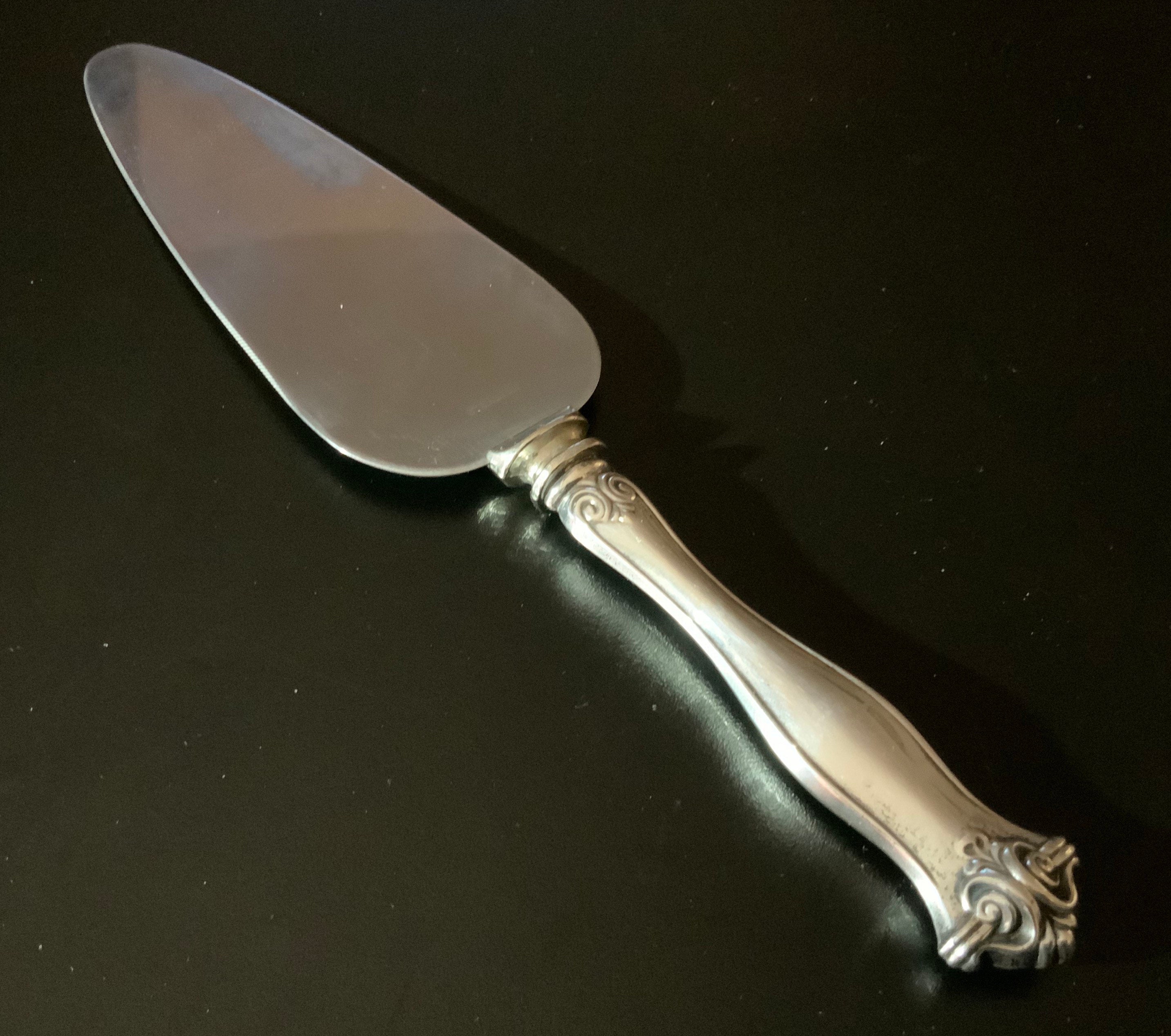 Vintage Silverplate Pie or Cake Server 1930s Stainless Steel Etsy