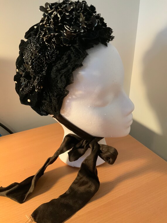 Authentic Victorian Bonnet 1860s 1870s Godeys Ladi