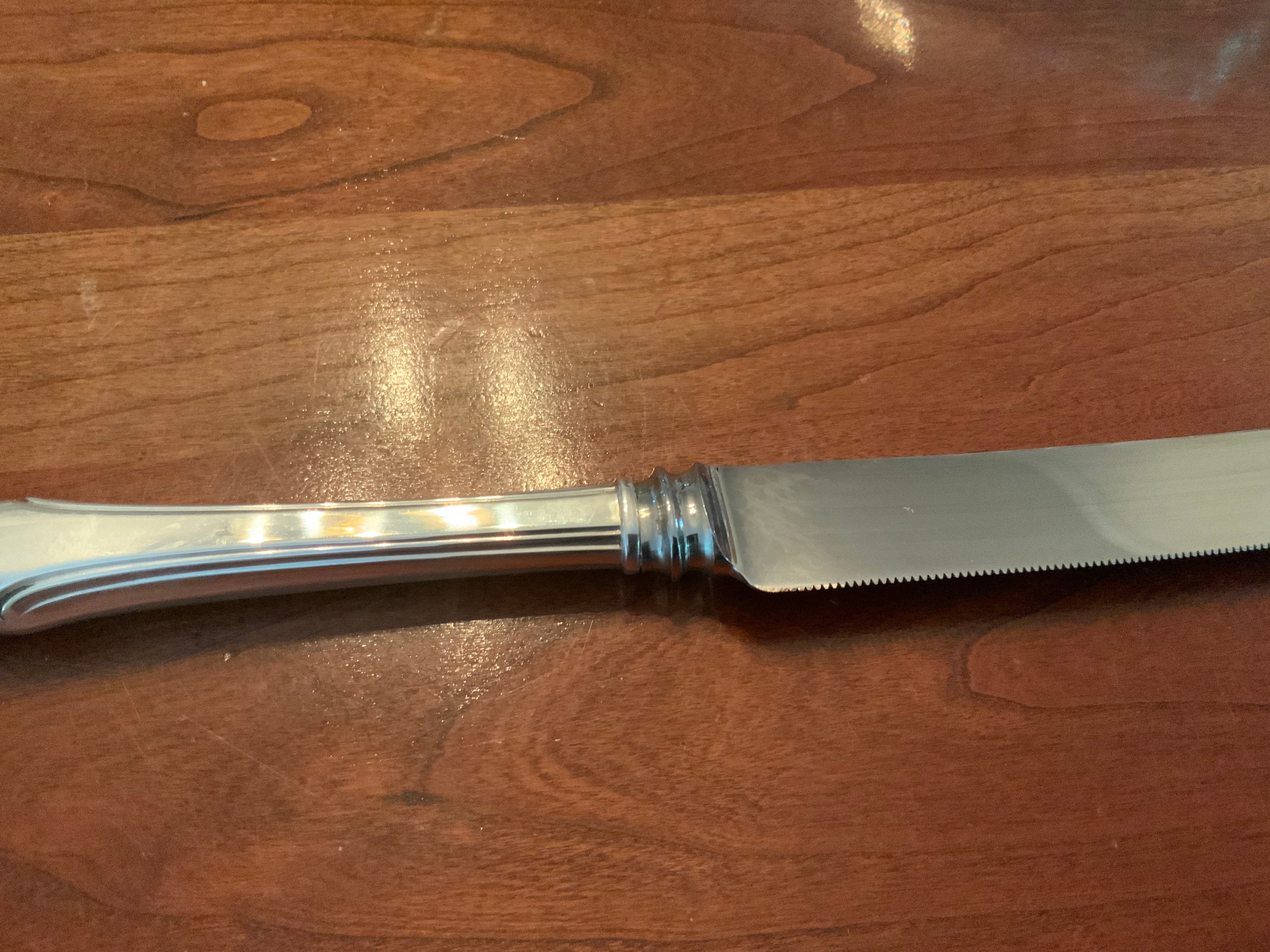 Vintage Sterling Silver Handled Cake Knife Wallace Etsy