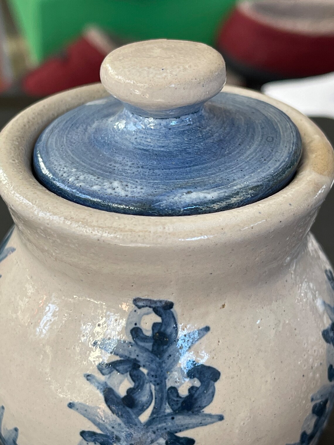 Vintage Dorchester Pottery Honey Pot Dorchester Massachusetts Etsy