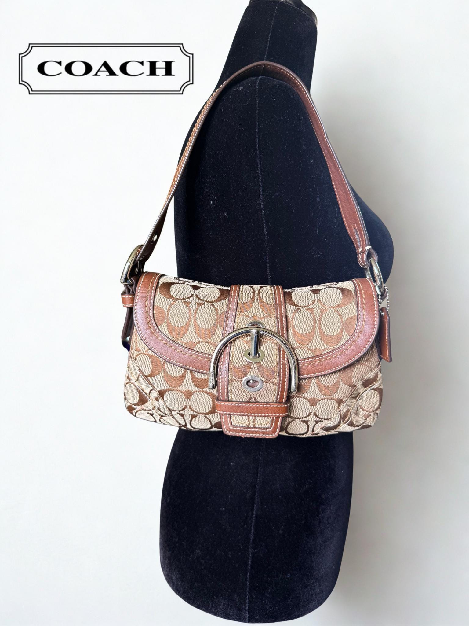 Coach Soho Flap Shoulder Buckle Bag Vintage Y2k - Etsy Singapore