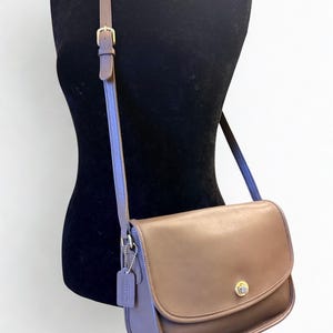 RARE  Vintage Coach City Bag 9790 Putty Taupe USA Made + Dust Bag. Mint Condition