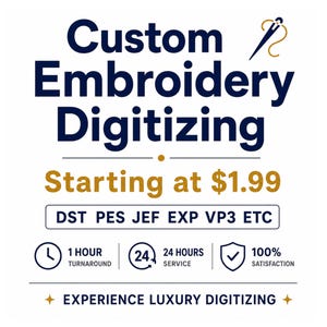 Custom embroidery digitizing, Logo digitizing, Embroidery Digitizing Service, Embroidery, Image Digitizing, Photo Digitize, Convert to DST
