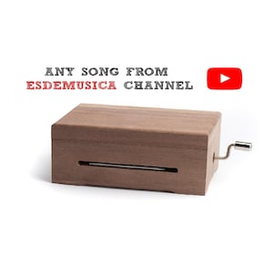 Carillon musicale personalizzato / Scegli dal nostro canale / Regalo dal design semplice fatto a mano