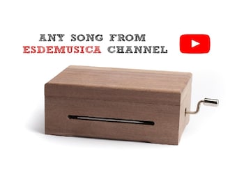 Custom Song Music Box | Choose from Our Channel | Handmade Plain Design Gift