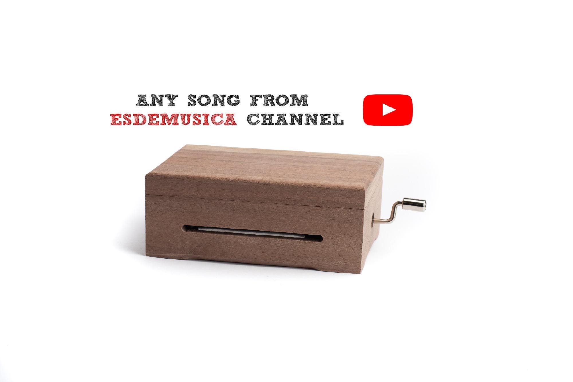 Custom Song Music Box | Choose From Our Channel | Handmade Plain Design ...