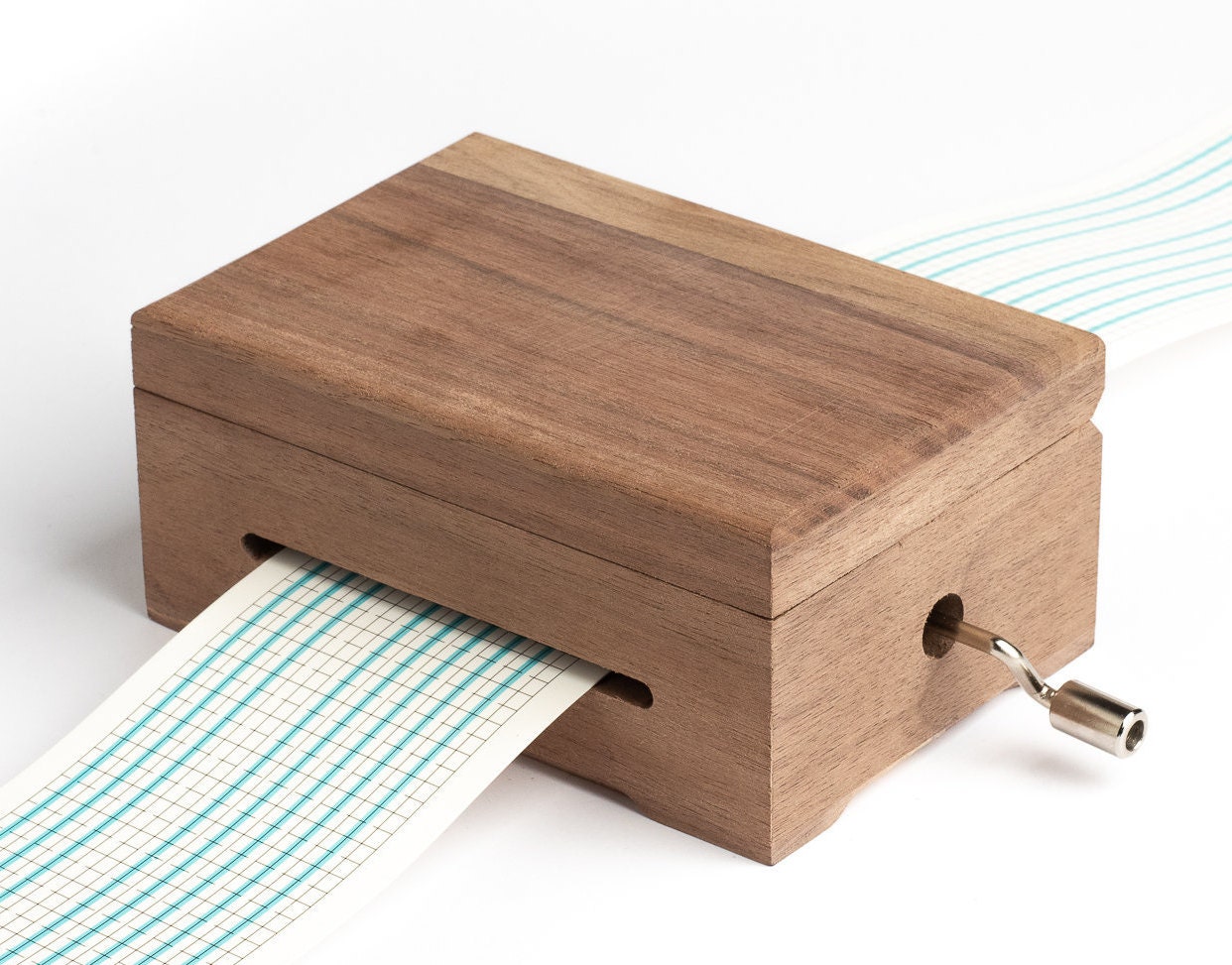  Caja vacía de bambú de 20/30 notas para movimiento de caja de  música de manivela : Hogar y Cocina